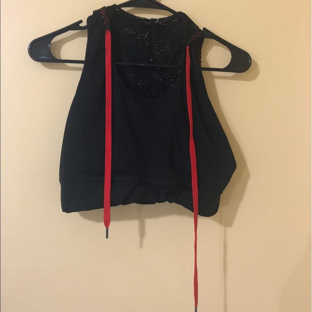 Sportsbra with hoodie, only worn to try on!